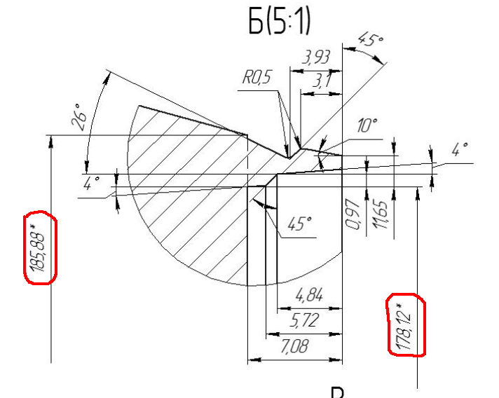 Размер в квадрате на чертеже solidworks