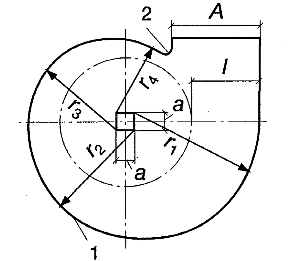 Чертеж улитки. Чертеж кожуха улитки центробежного вентилятора. Чертёж улитки центробежного вентилятора. Построение улитки центробежного вентилятора. Расчет улитки центробежного вентилятора.